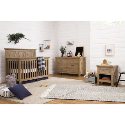 Monogram by Namesake Emory Farmhouse 4-in-1 Convertible Crib