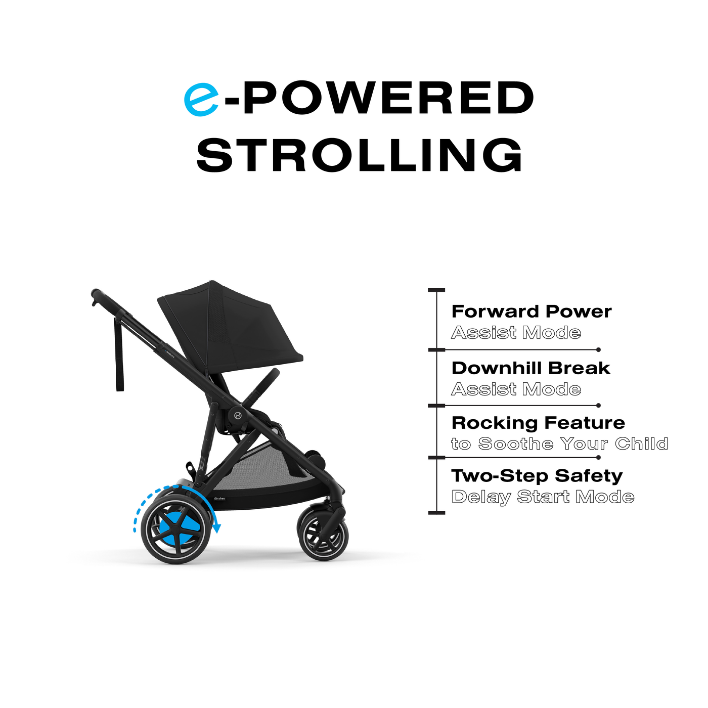 Cybex eGazelle S Electronic Assist Stroller