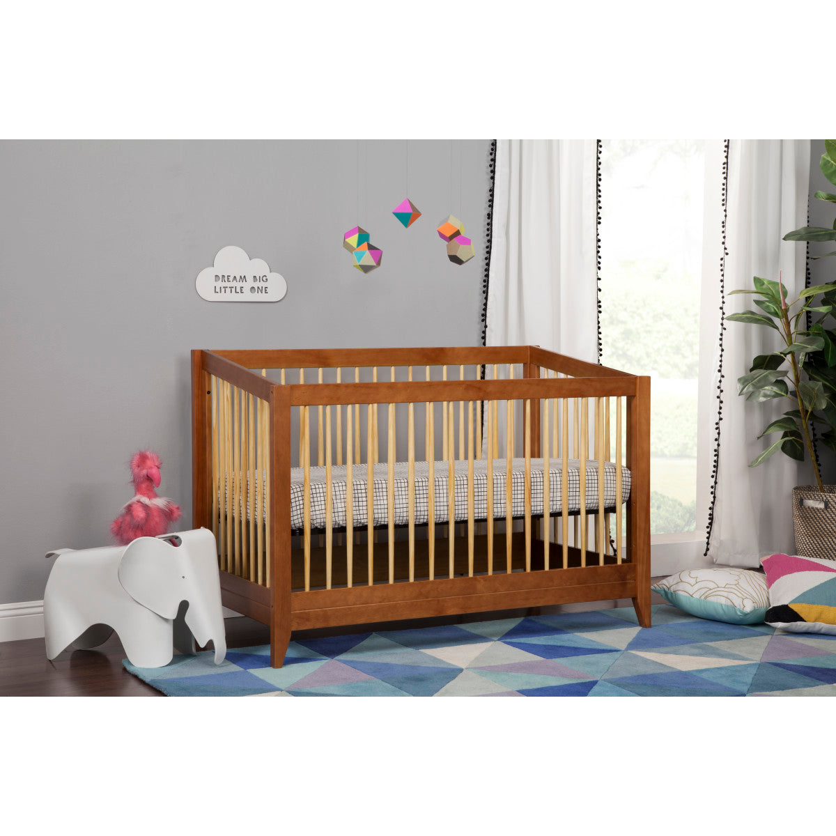 Babyletto Sprout 4-in-1 Convertible Crib with Toddler Bed Conversion Kit