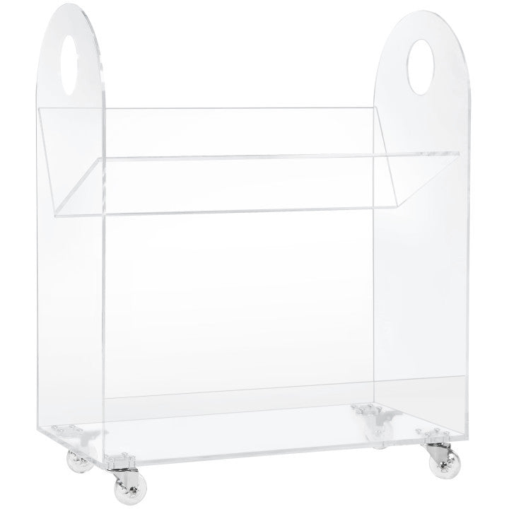 Babyletto Presto Acrylic Bookcase & Cart