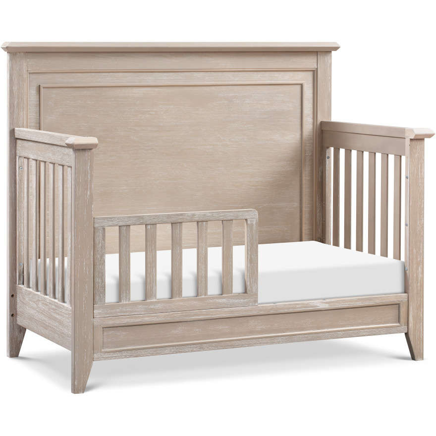 Monogram by Namesake Beckett Rustic 4-in-1 Convertible Flat Top Crib