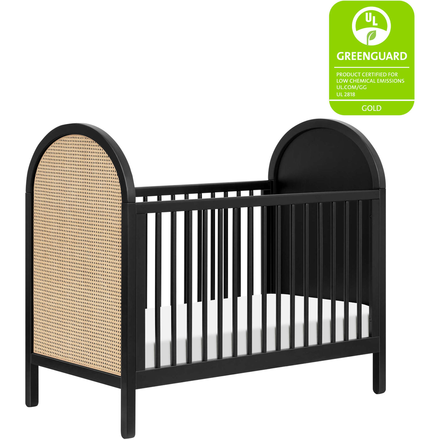 Babyletto Bondi Cane 3-in-1 Convertible Crib with Toddler Bed Kit