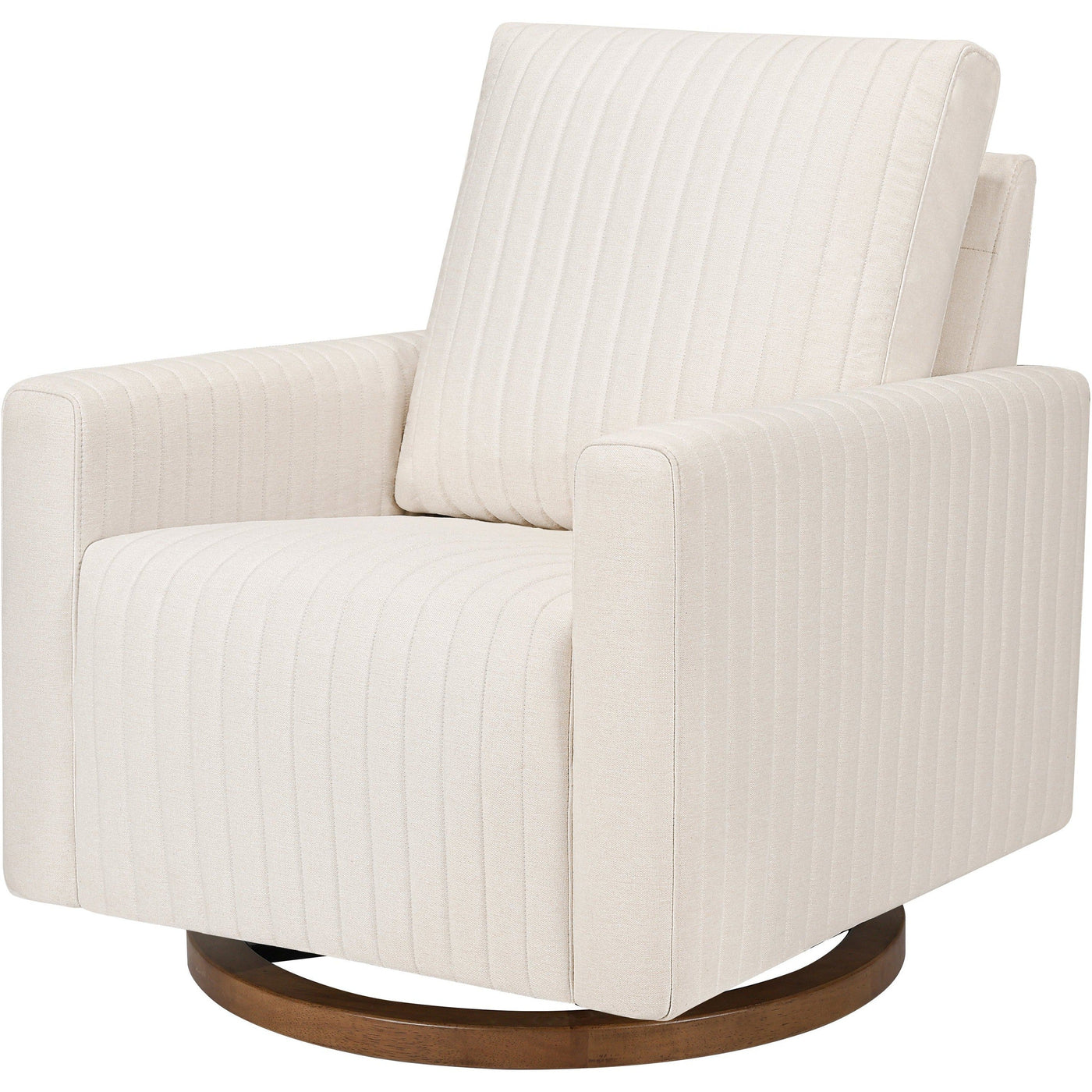 Babyletto Poe Channeled Swivel Glider