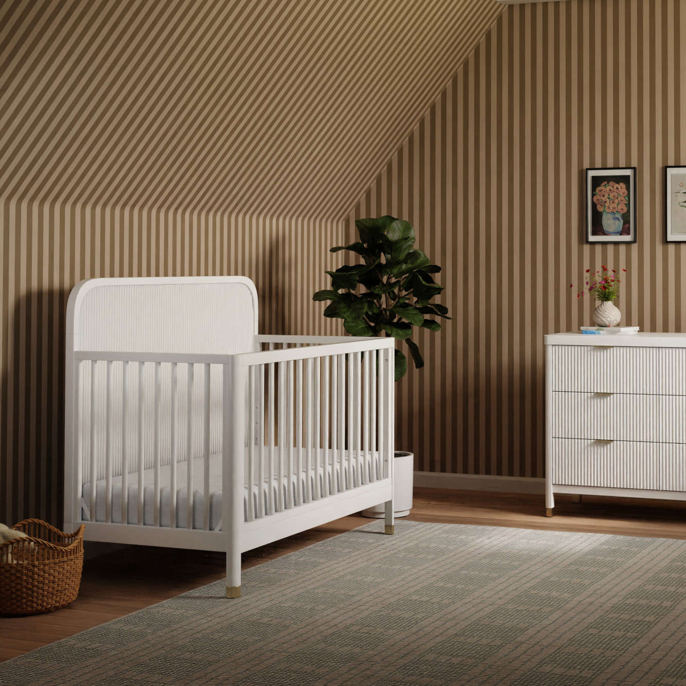 Namesake Brimsley Tambour 4-in-1 Convertible Crib