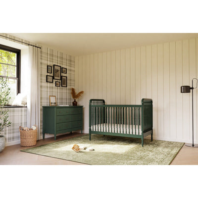 Namesake Liberty 3-in-1 Convertible Spindle Crib With Toddler Bed Conversion Kit