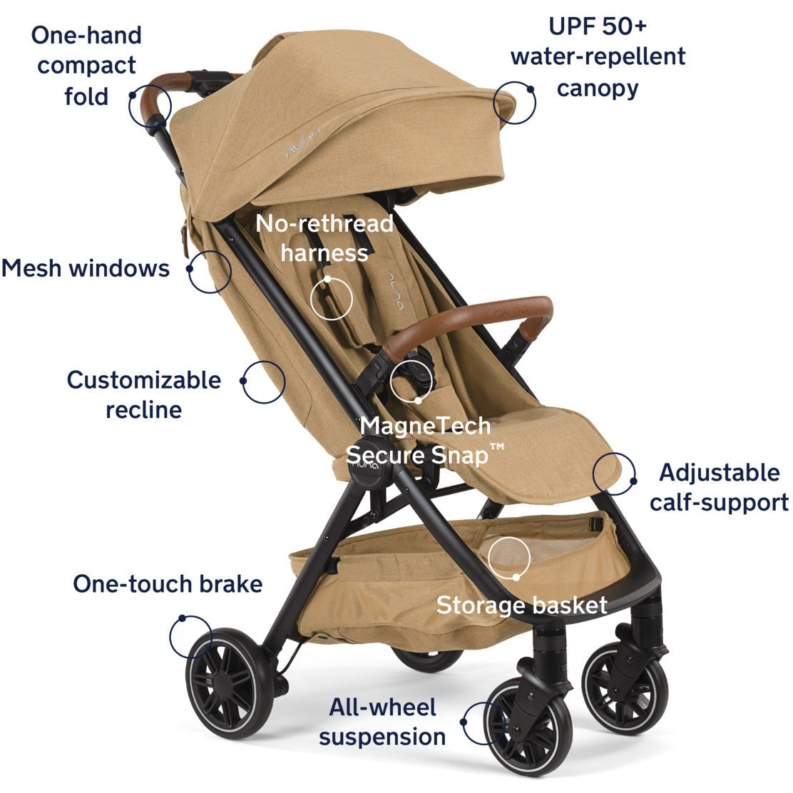 Nuna Trvl Stroller + Carry Bag