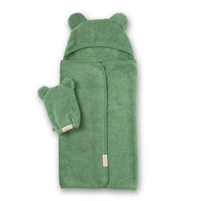 Hooded Towel + Wash Mitt