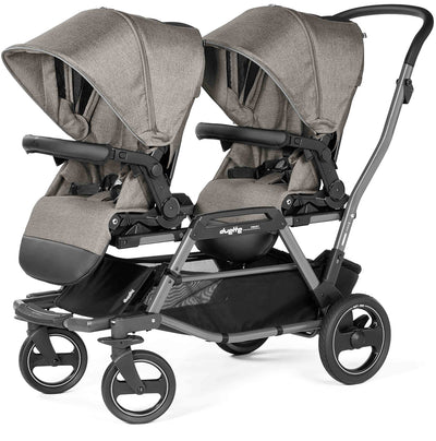 Peg Perego Duette Piroet Double Stroller - City Grey