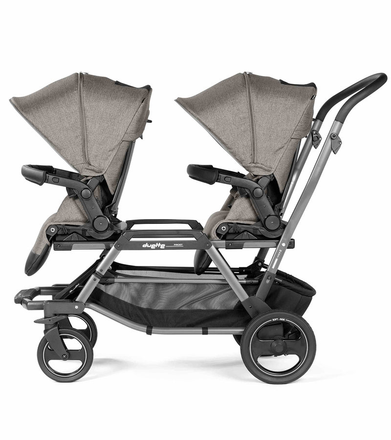 Peg Perego Duette Piroet Double Stroller - City Grey