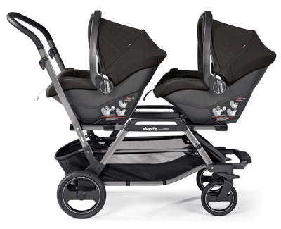 Peg Perego Duette Piroet Double Stroller - City Grey