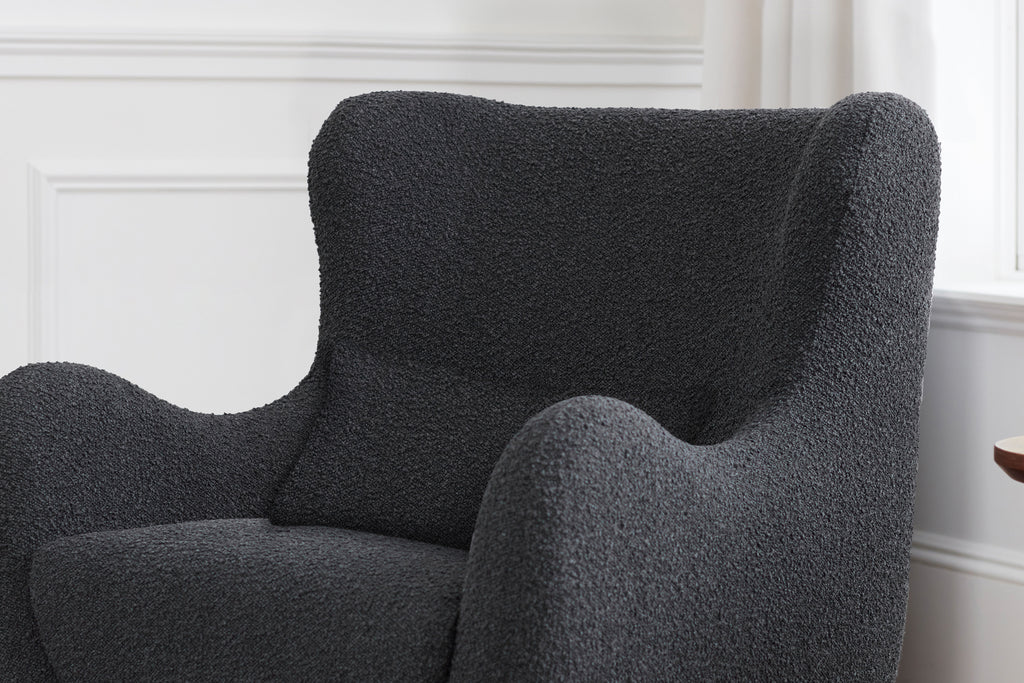 Nursery Works Solstice Swivel Glider in Boucle