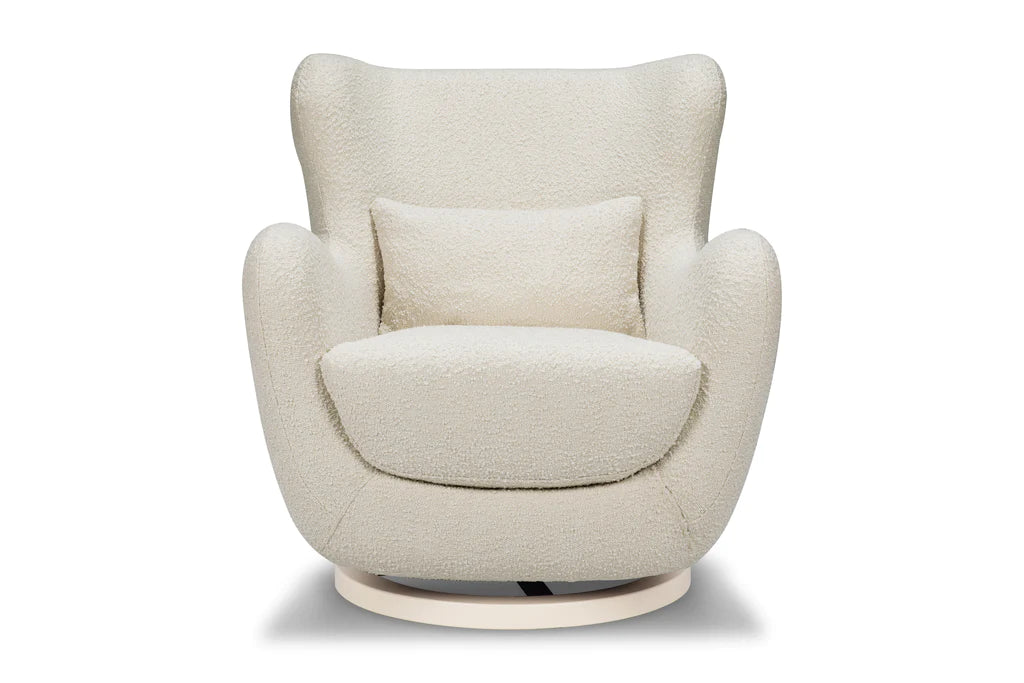 Nursery Works Solstice Swivel Glider in Boucle