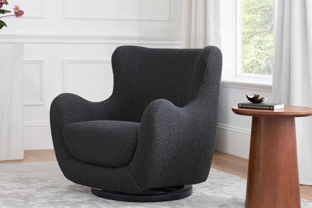 Nursery Works Solstice Swivel Glider in Boucle