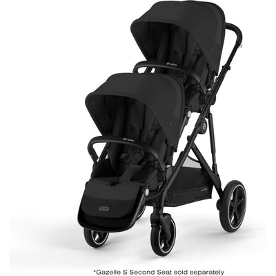 Cybex Gazelle S 2 Stroller | Black Frame | Moon Black Seat | EXCLUSIVE!