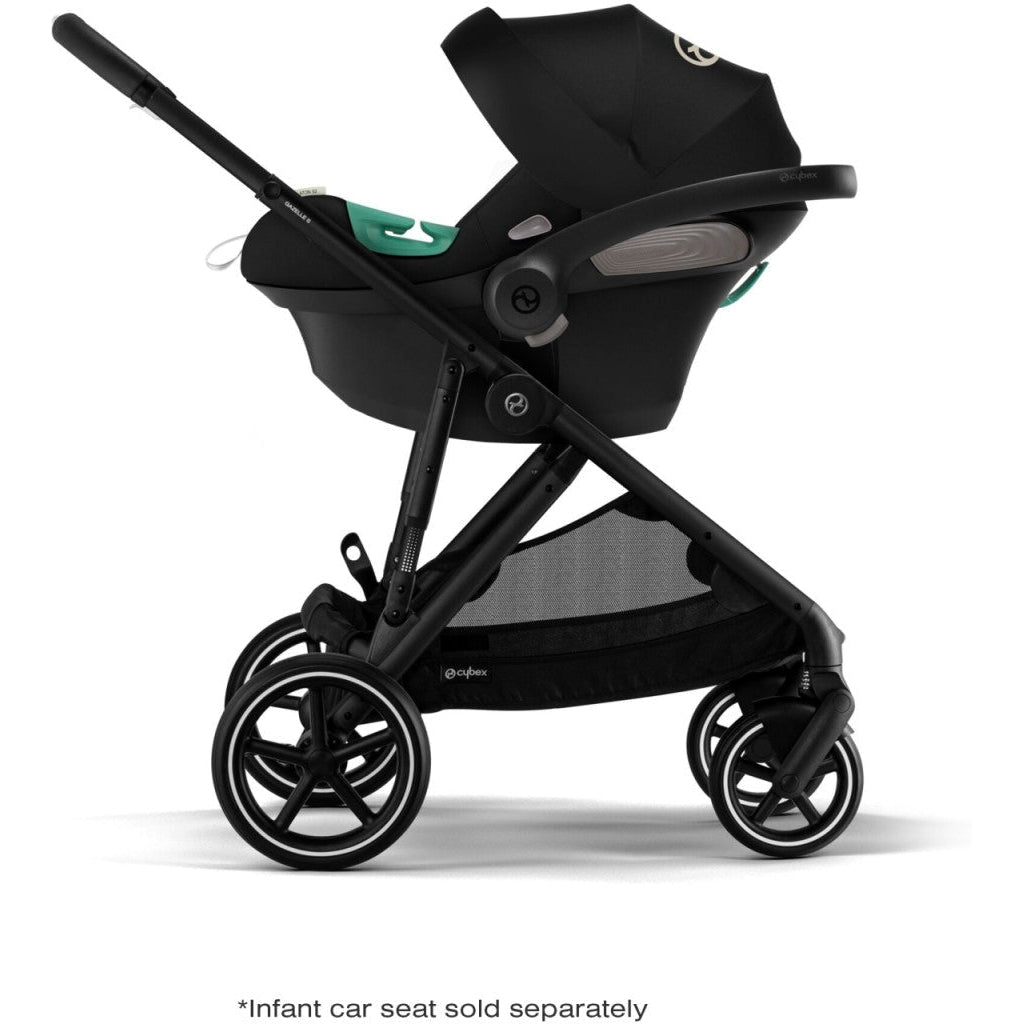 Cybex Gazelle S 2 Stroller | Black Frame | Moon Black Seat | EXCLUSIVE!