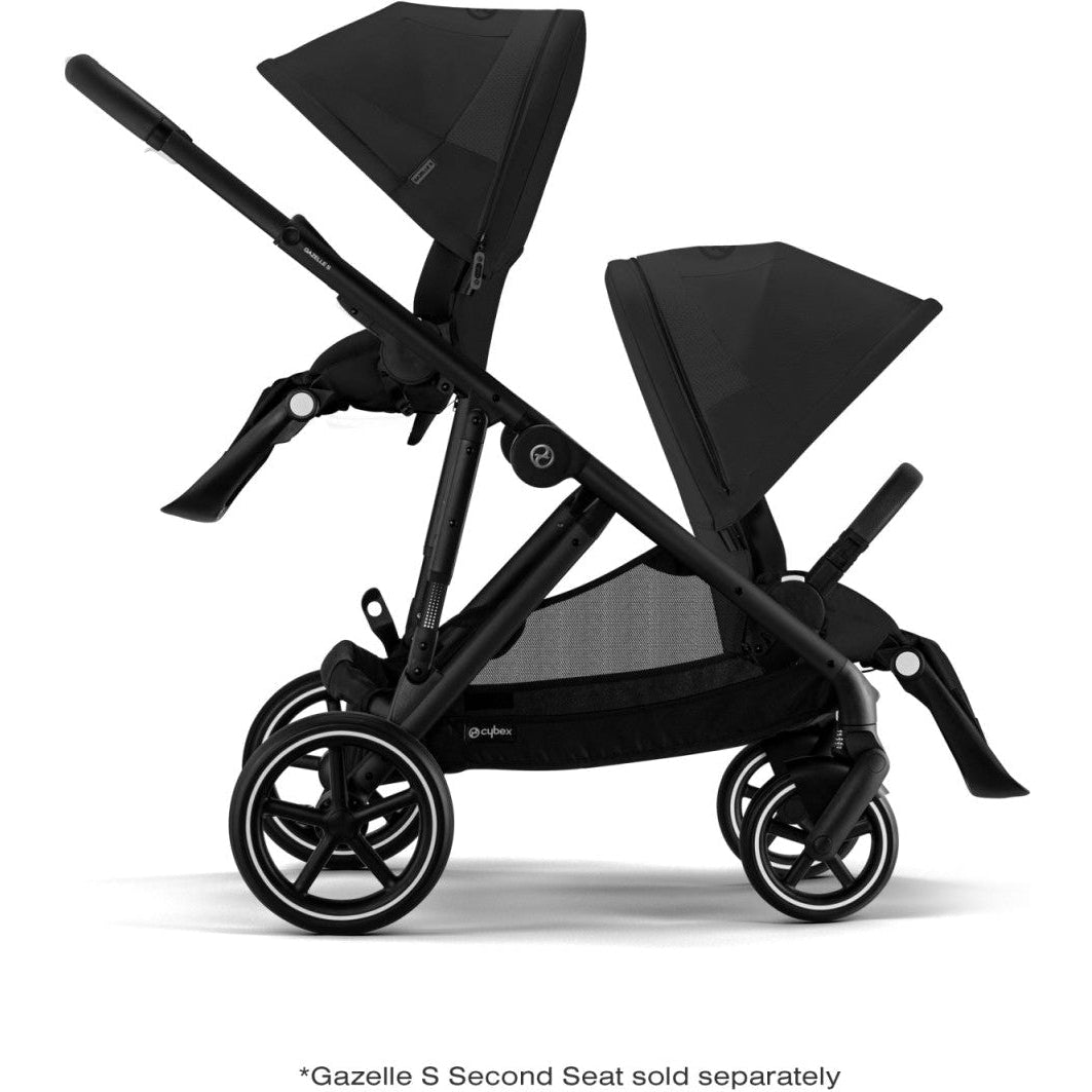 Cybex Gazelle S 2 Stroller | Black Frame | Moon Black Seat | EXCLUSIVE!