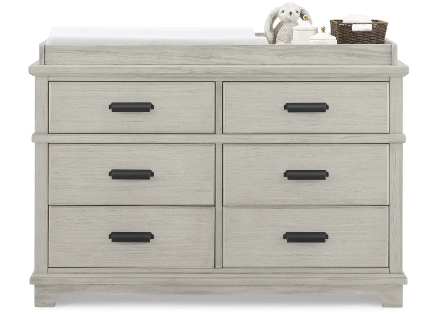 Simmons Kids Asher 6 Drawer Dresser with Changing Top