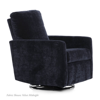 Oilo Drew Recliner + Swivel Nursery Glider