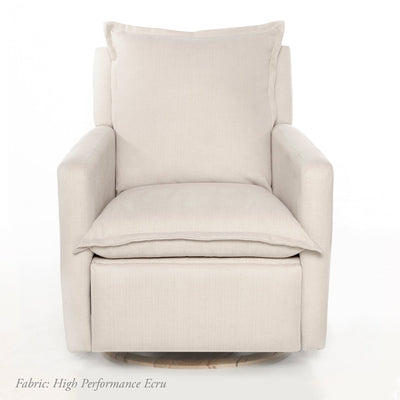 Oilo Flynn Recliner + Swivel Nursery Glider