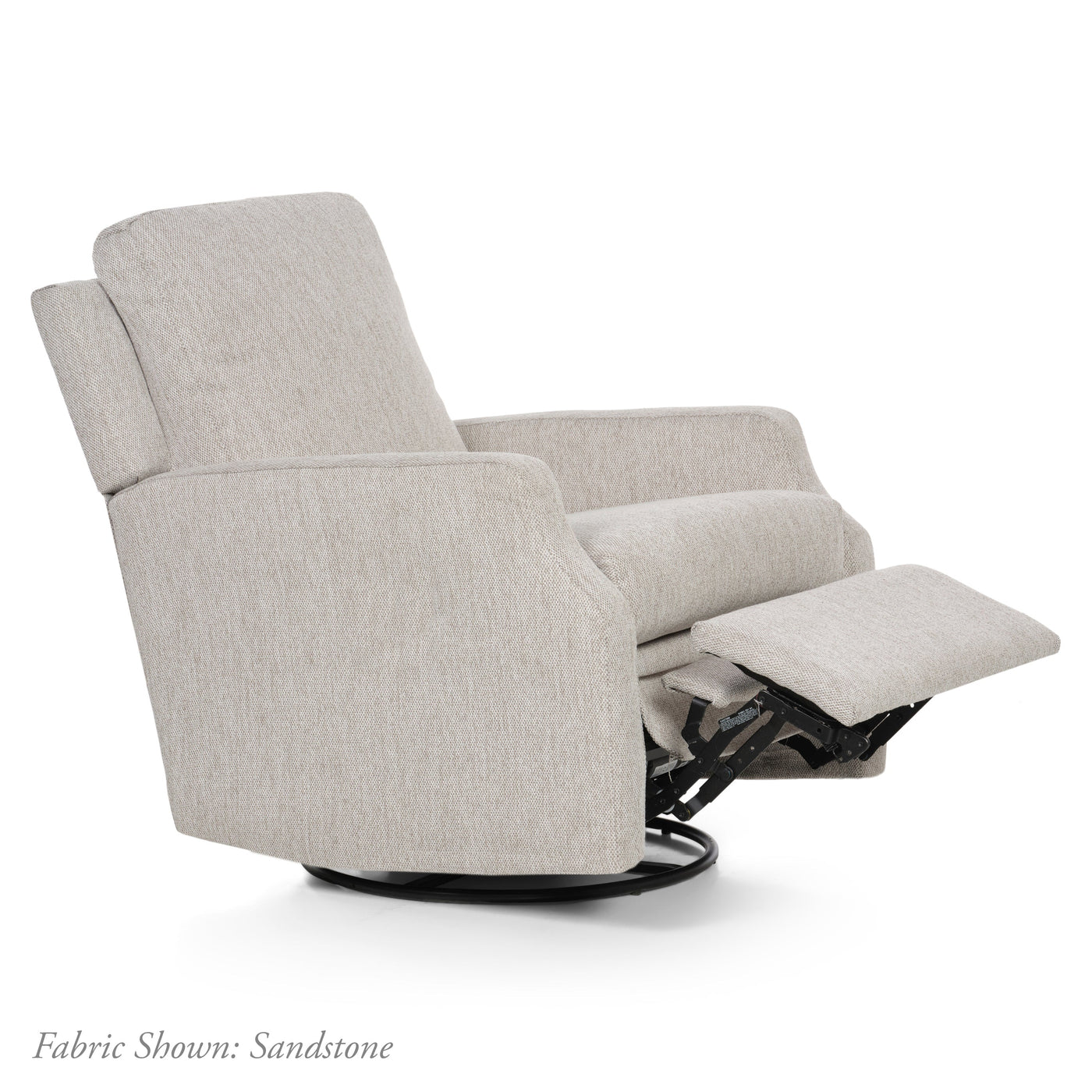 Oilo Harlow Recliner + Swivel Nursery Glider