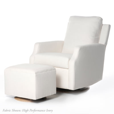 Oilo Harlow Recliner + Swivel Nursery Glider