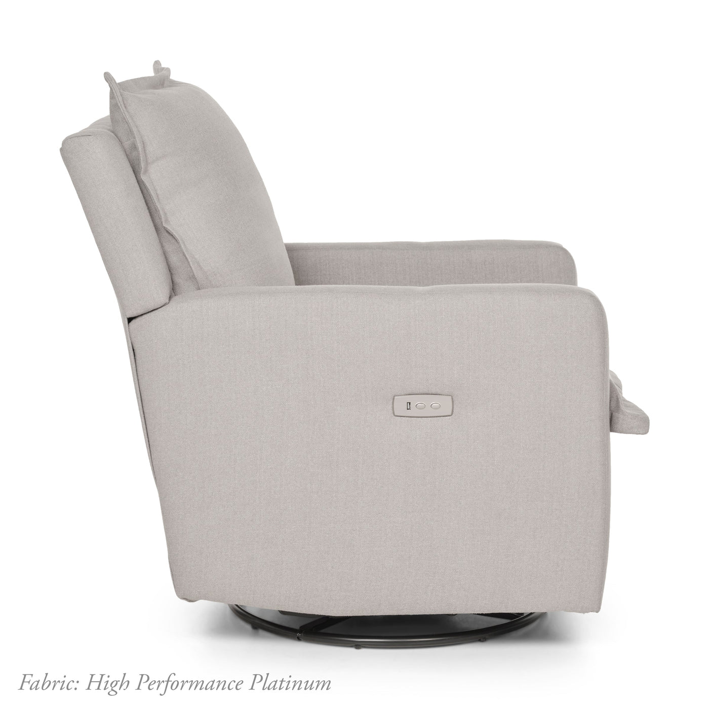 Oilo Flynn Recliner + Swivel Nursery Glider