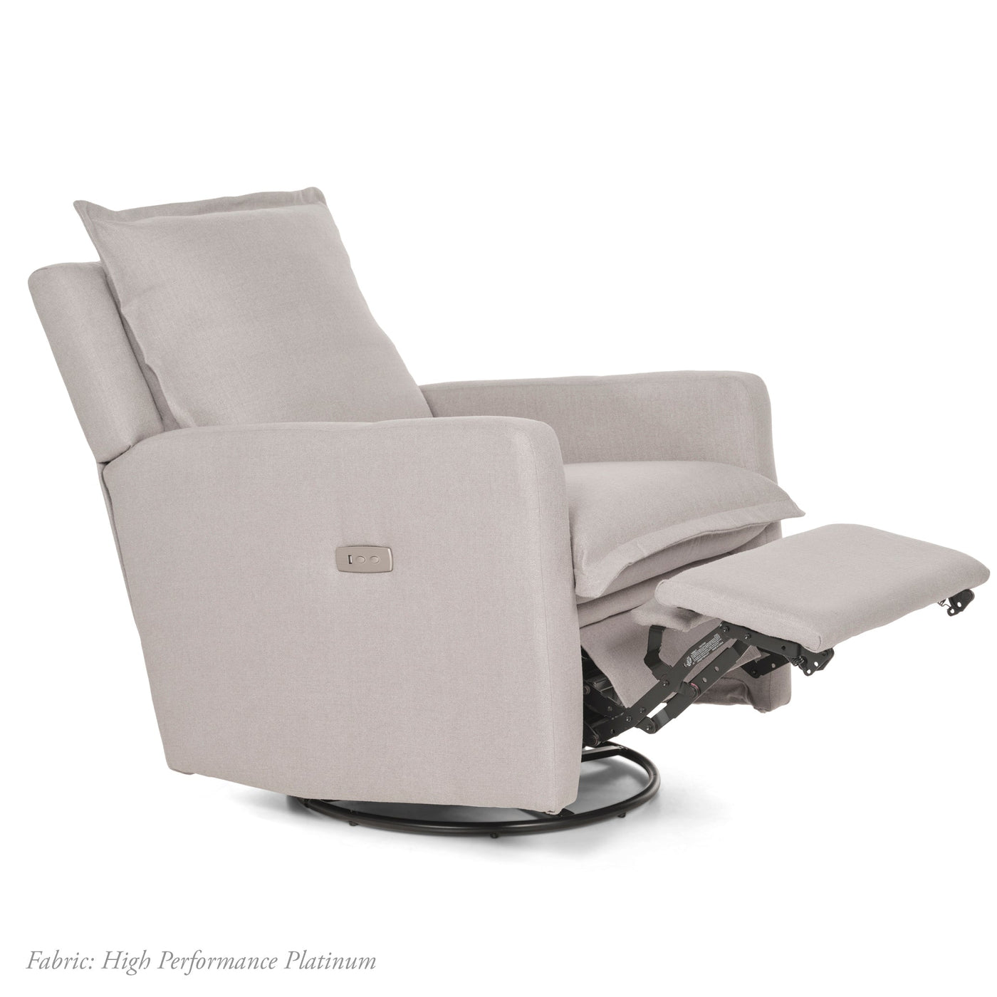 Oilo Flynn Recliner + Swivel Nursery Glider