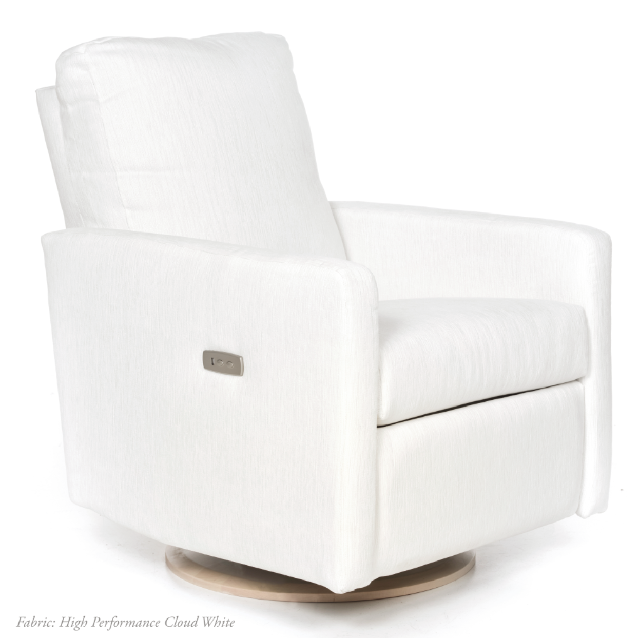 Oilo Drew Recliner + Swivel Nursery Glider