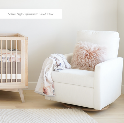 Oilo Drew Recliner + Swivel Nursery Glider