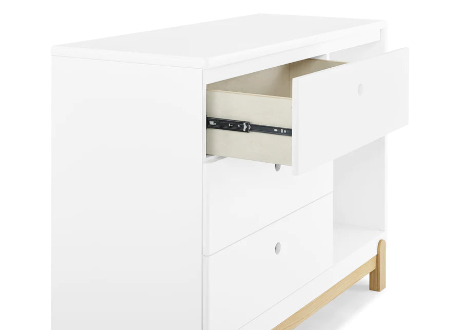 Delta Poppy 3 Drawer Dresser with Cubbies