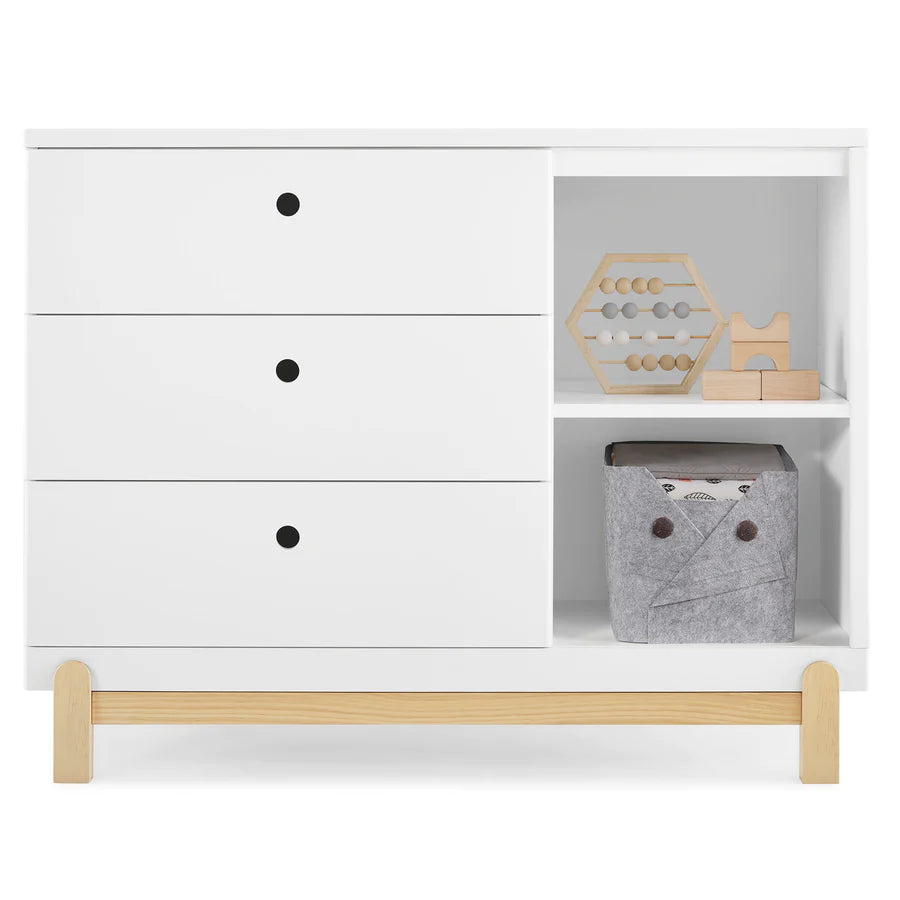 Delta Poppy 3 Drawer Dresser with Cubbies