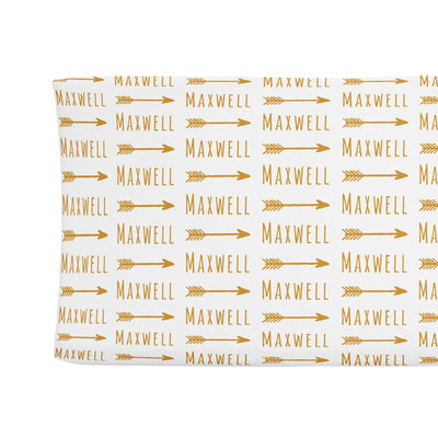 Sugar + Maple Changing Pad Cover - Arrow