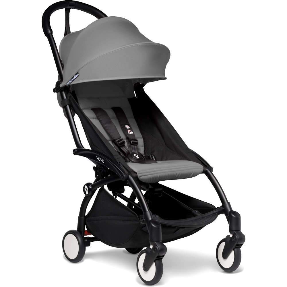 Babyzen Strollers Grey Babyzen Yoyo2 6+ Stroller Complete (Black Frame)