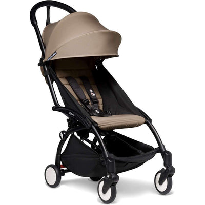 Babyzen Strollers Taupe Babyzen Yoyo2 6+ Stroller Complete (Black Frame)