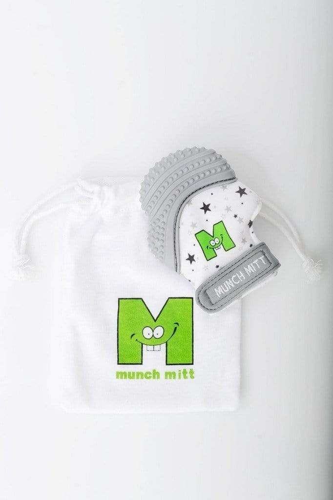 Munch Mitt Teethers Grey Munch Mitt