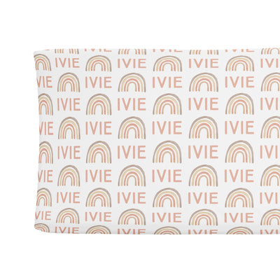 Sugar + Maple Changing Pad Cover - Rainbow Neutral