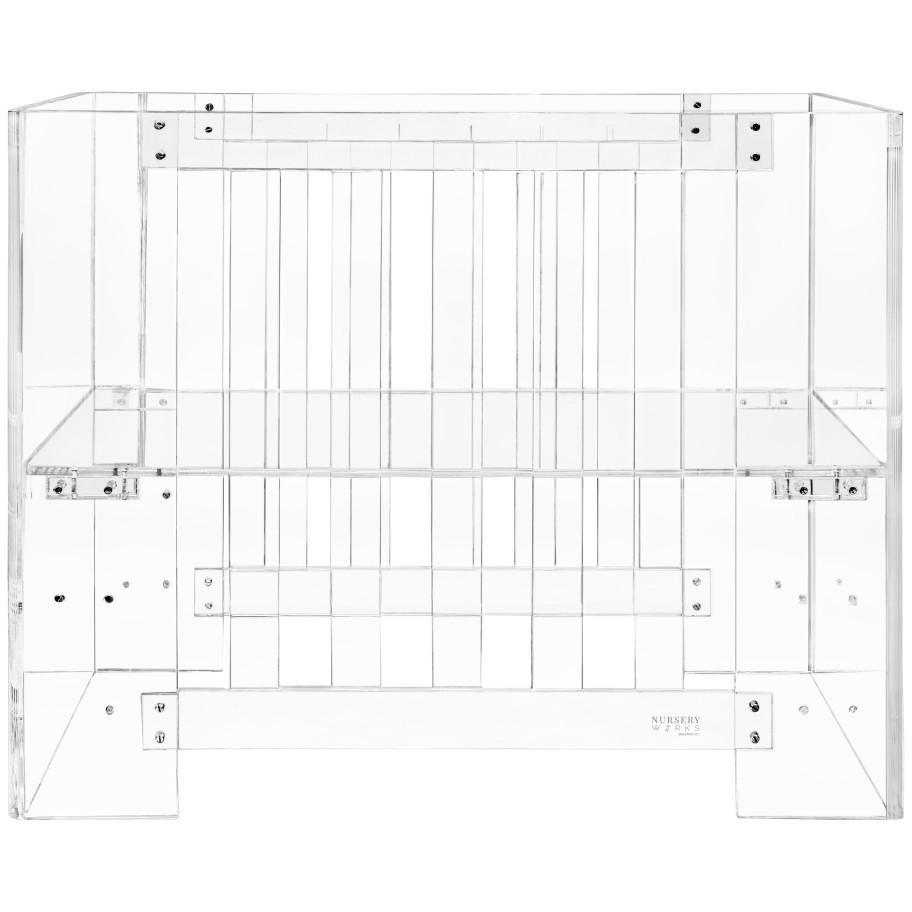 Nursery Works Cribs Nursery Works Vetro Mini Crib with Mattress