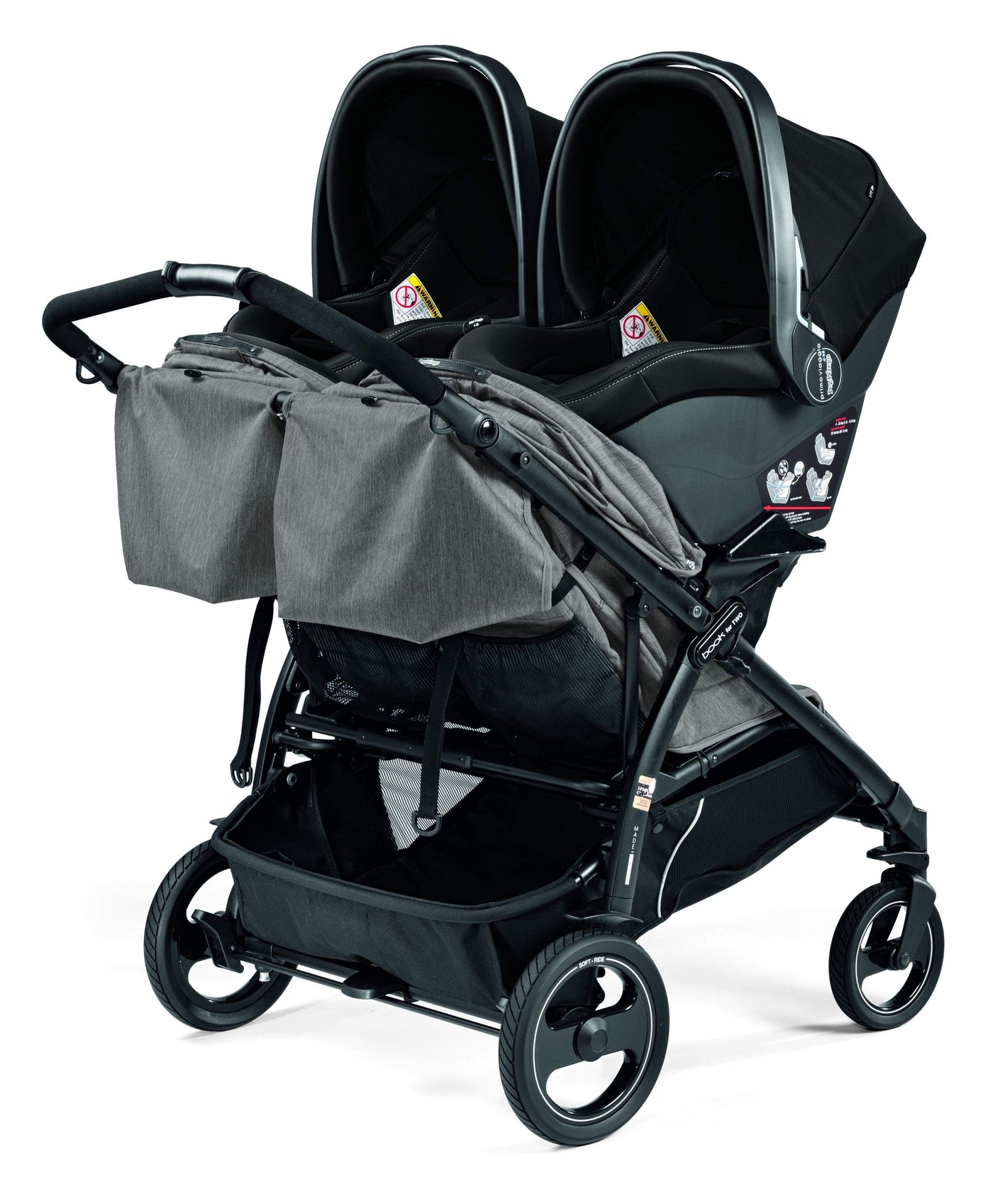 Peg Perego Strollers - Double Peg Perego Book 4 2 Double Stroller - Atmosphere